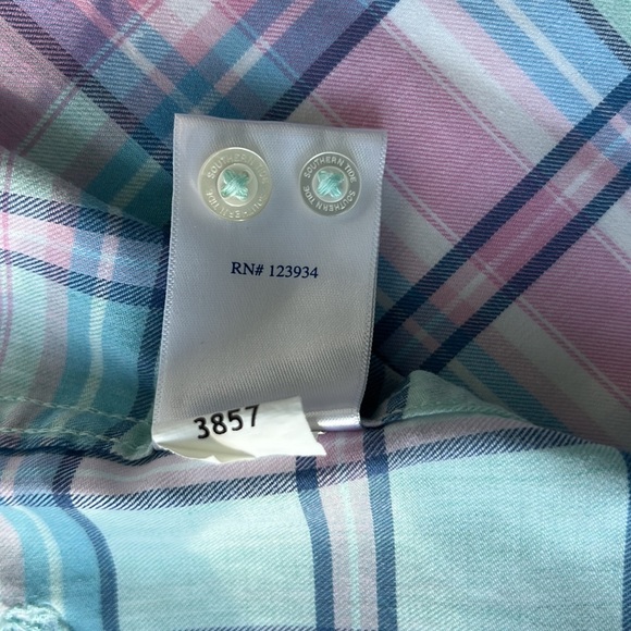 Southern Tide Plaid Shirt Size Small - Picture 6 of 6